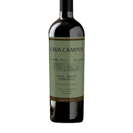 CAVA CAMPOS SYRAH-MERLOT-TEMPRANILLO 6 MESES 750 ML