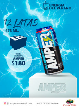 PAQUETE 12 LATAS AMPER