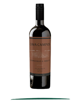 CAVA CAMPOS TEMPRANILLO & MERLOT AFRUTADO 750 ML