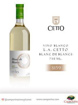 L.A. CETTO BLANC DE BLANCS 750 ML