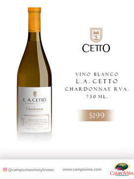 L.A. CETTO CHARDONNAY RVA. BLANCO 750 ML